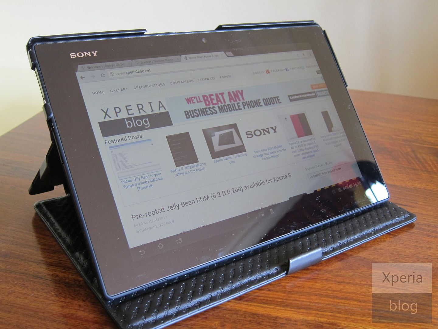 Noreve Xperia Tablet Z case review Xperia Blog